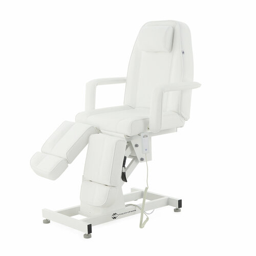 Педикюрное кресло электрическое MED-MOS ММКК-1 (КО-171.1Д), цвет белый