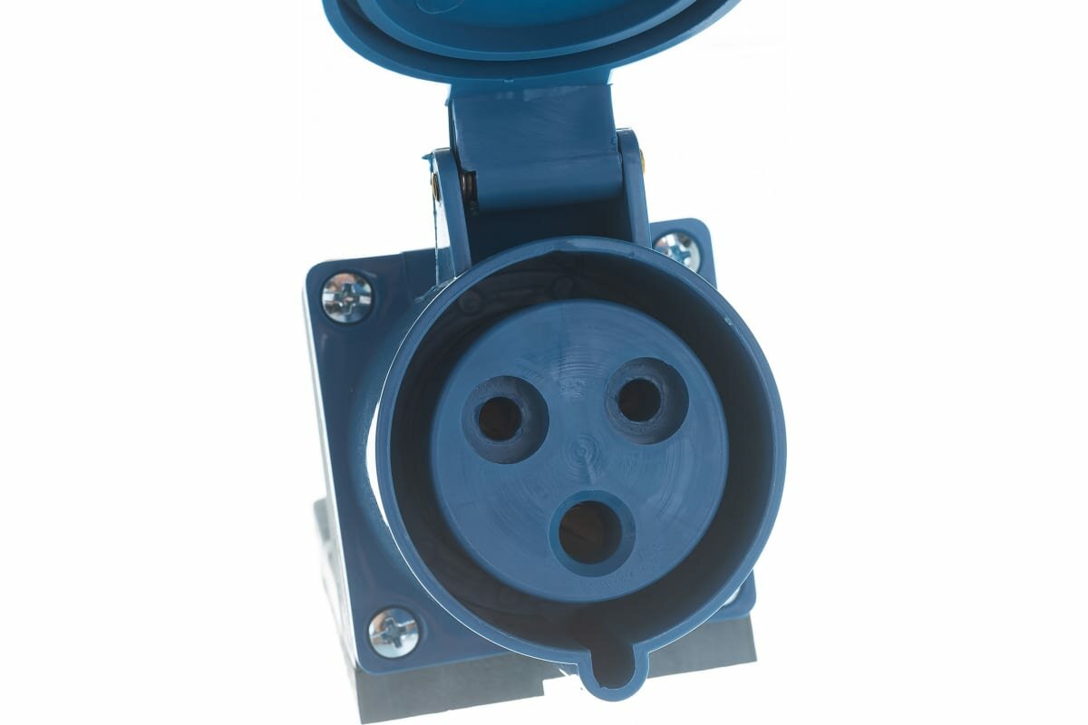 Розетка силовая (CEE) стационарная IEK PSR11-032-3 — фото 1