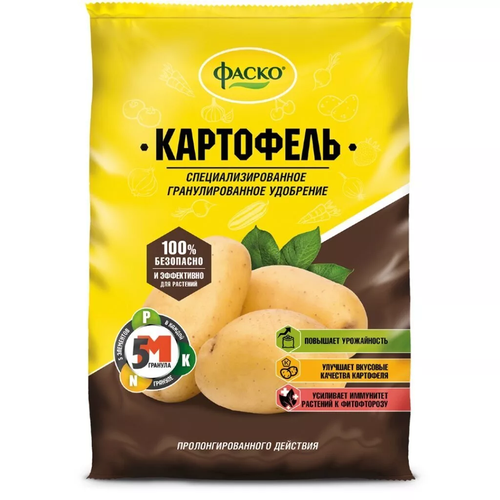 Удобрение для картофеля минеральное в гранулах "Фаско", 1 кг