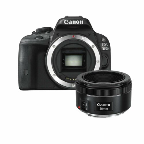 Фотоаппарат Canon Eos 100D kit EF 50mm f18 STM 47549₽