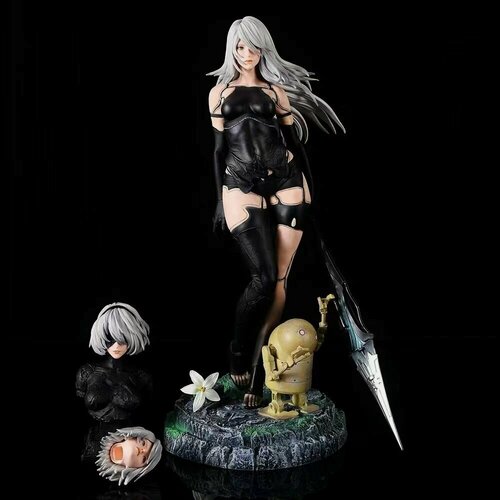 Изображение товара Фигурка NieR: Automata YoRHa A2 боевая версия с тремя сменными головами 49 см
