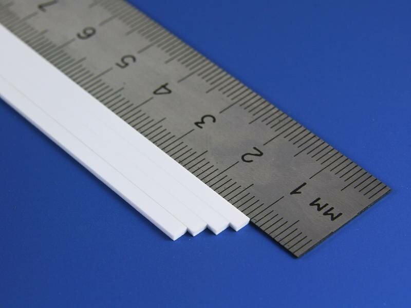 Полоска пластиковая 1.0х2.0 мм, 10 шт