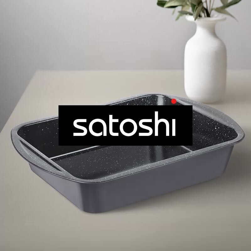 Противень для духовки SATOSHI Валькур для духовки глубокий 35х27х7 см, антипригарное покрытие — фото 1