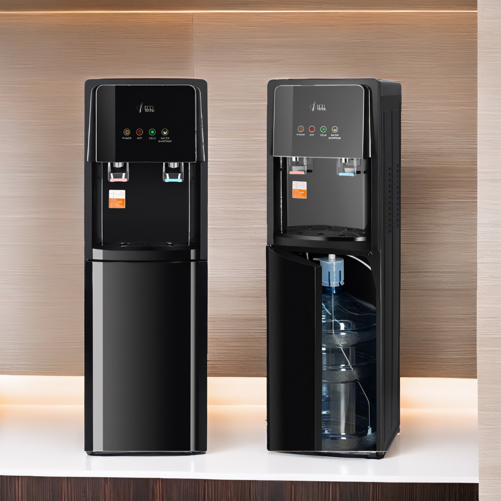 Кулер с нижней загрузкой бутыли Ecotronic "A5-LXE", с электронной системой охлаждения