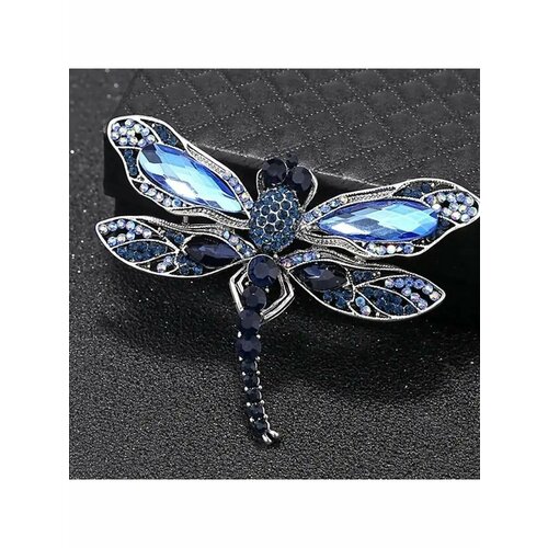 Брошь Kazan Trade, темно-синий