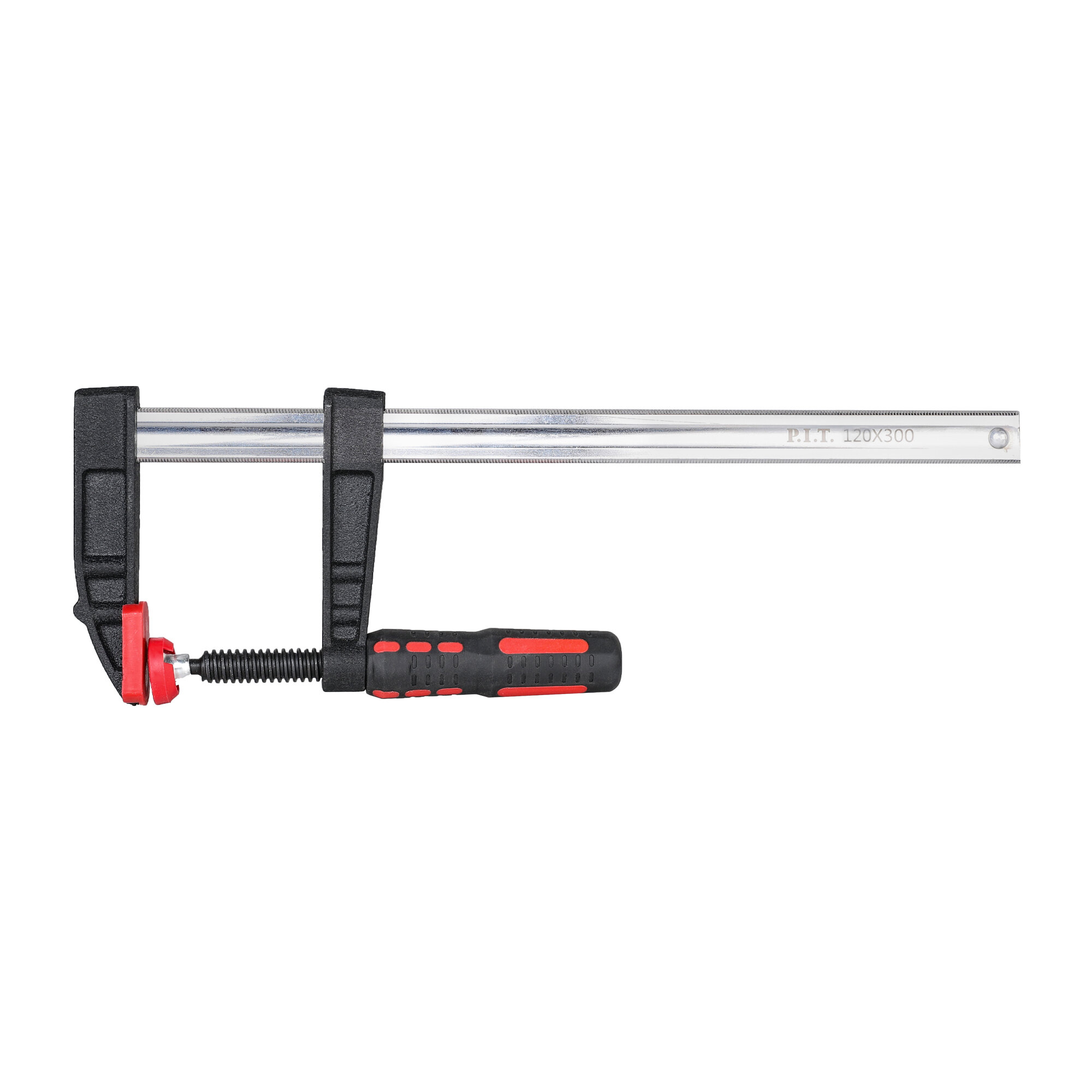 Струбцина винтовая P.I.T. ADVANCE HCLF03-0300 (300мм, тип F, 120х270 мм, 4000 Н, сталь/чугун)