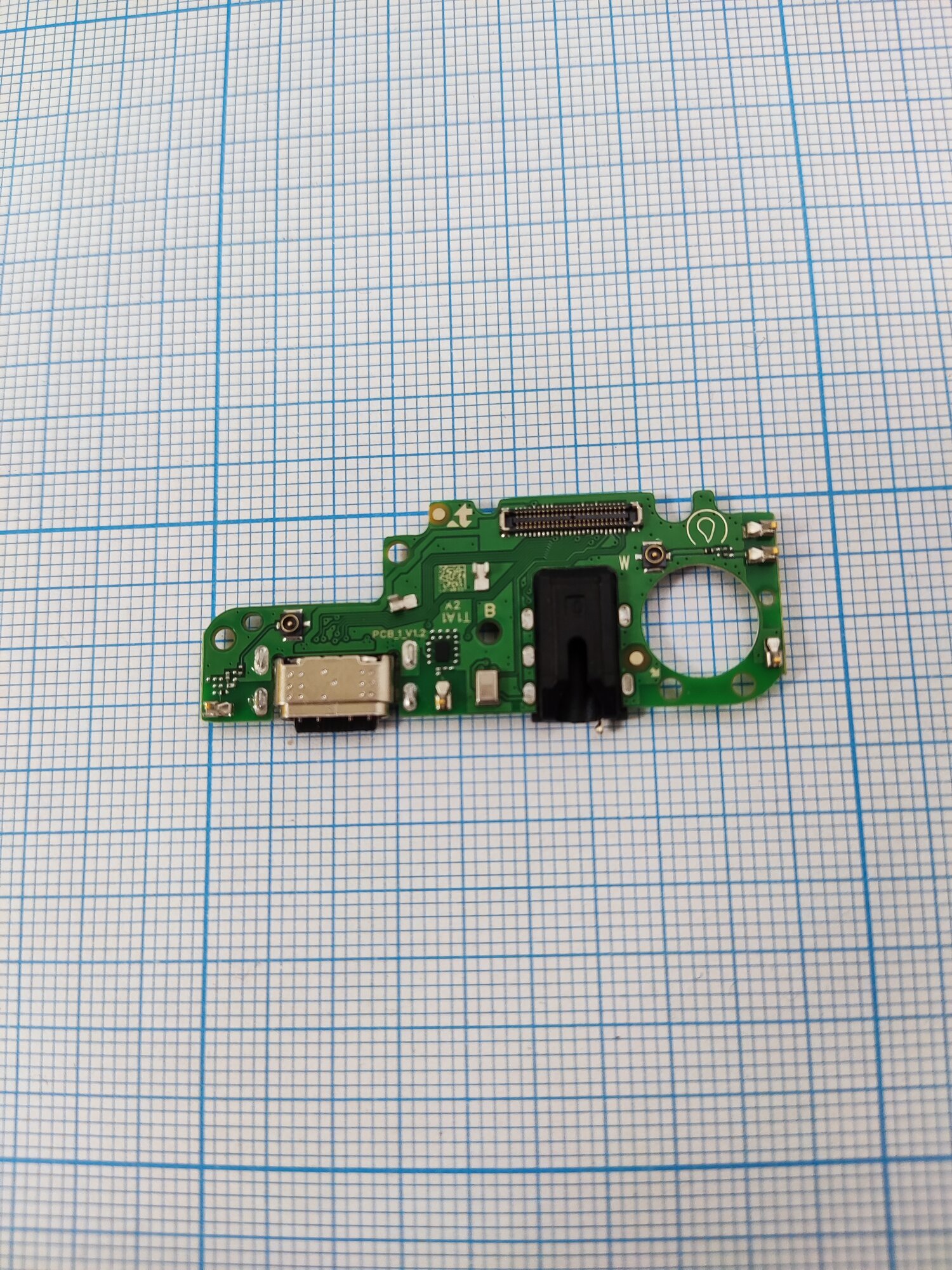 Плата нижняя(шлейф) с разъемом зарядки Tecno camon 20 pro 5G — фото 1