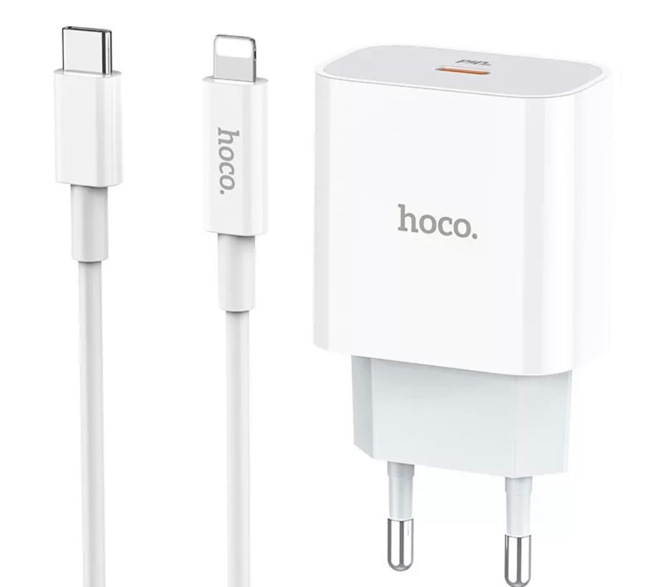 Зарядное устройство сетевое HOCO USB Type-C белый 30w Power Delivery