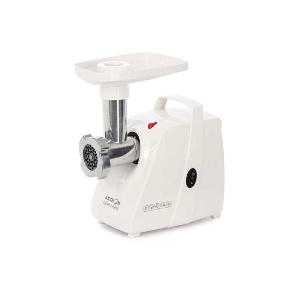 Мясорубка электрическая Аксион М 33.01 цвет белый 1500 Вт 1.7 кг/мин