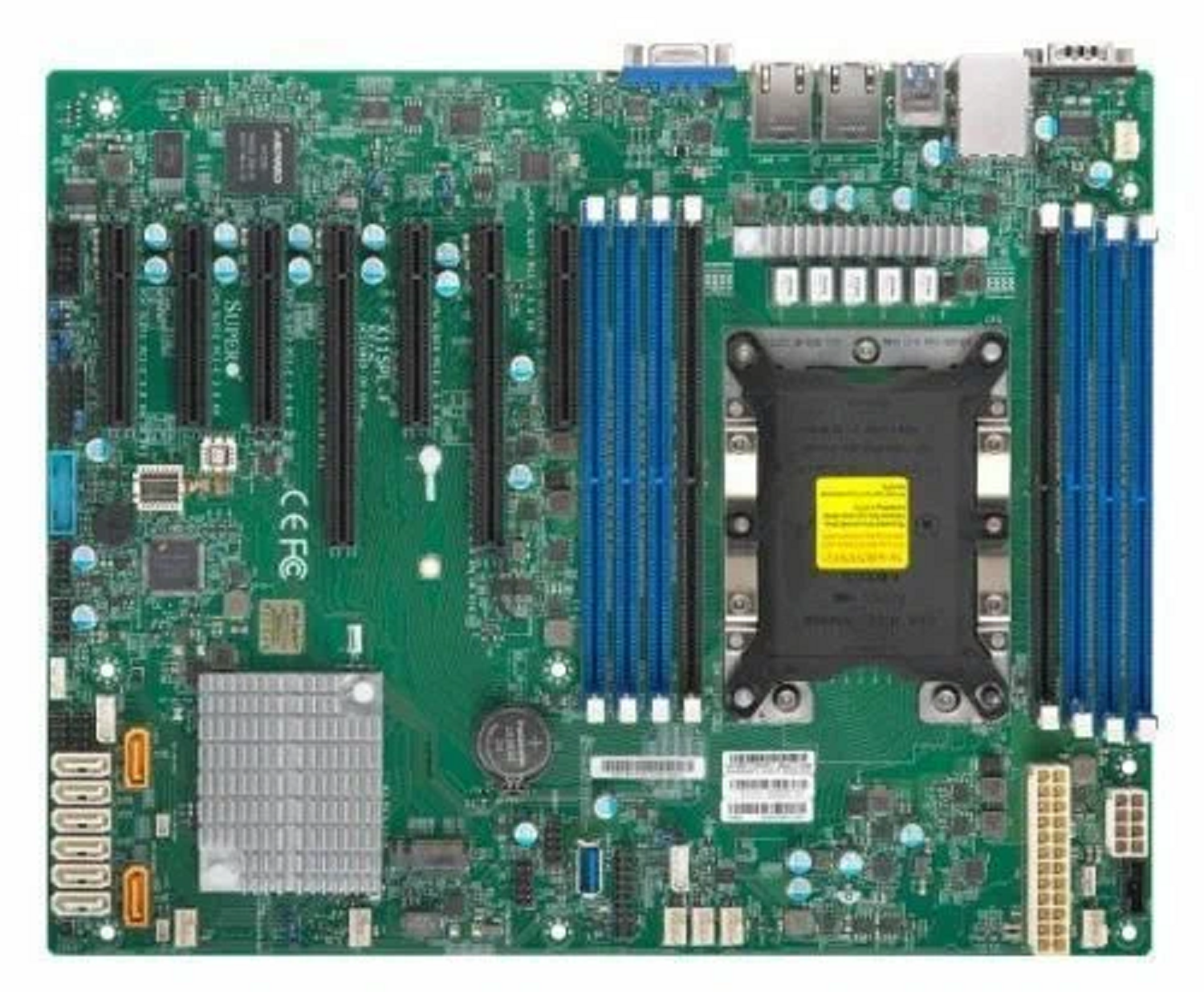Материнская плата Supermicro, ATX, поддержка SLI/NVLink/CrossFire, пассивное охлаждение