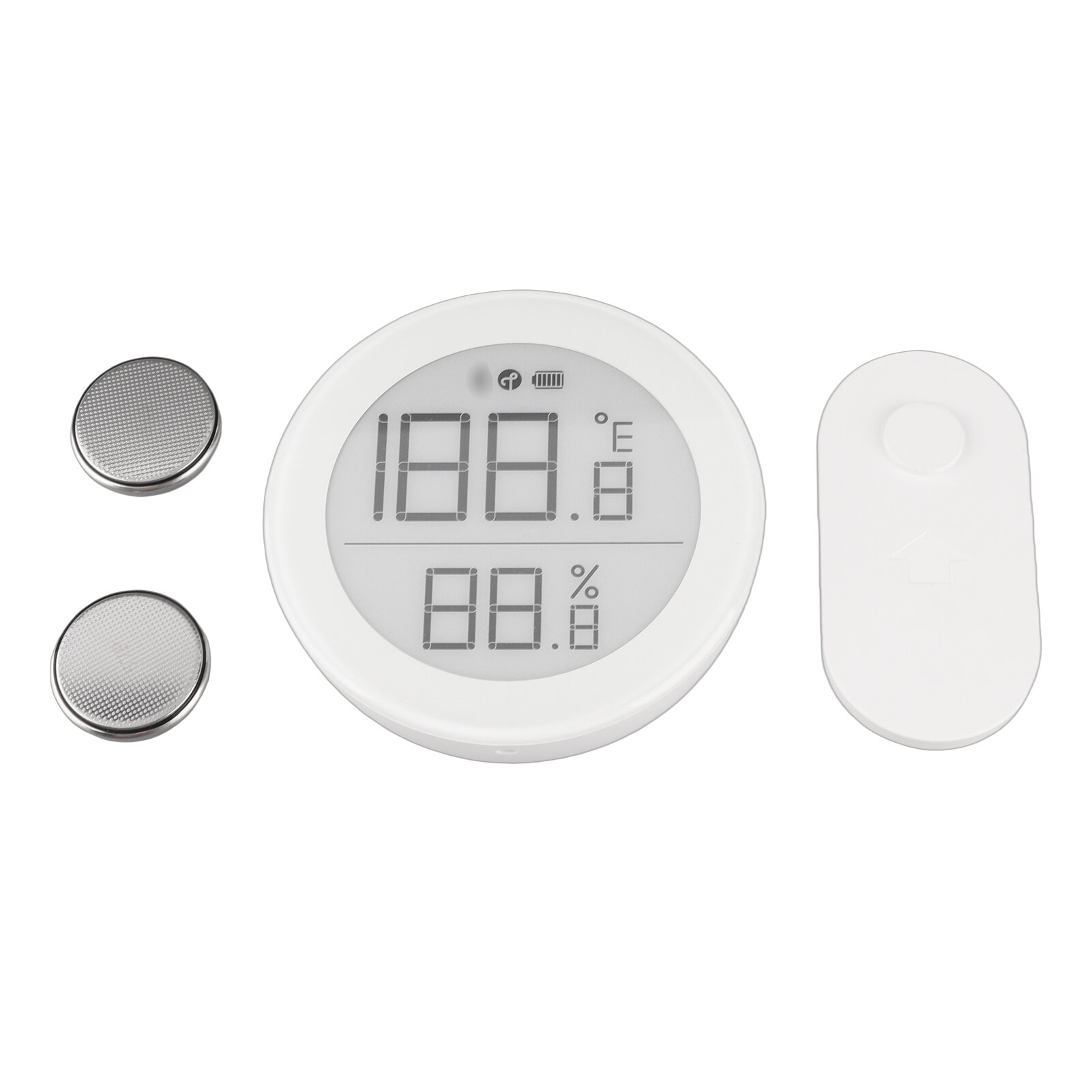 Датчик температуры и влажности Matter с E-ink экраном, на Bluetooth, для дома и офиса, поддержка Apple/Mi Home APP