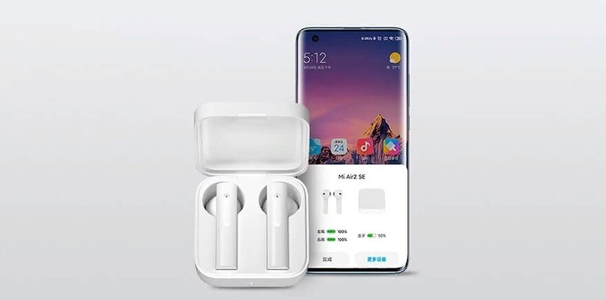 Беспроводные наушники Xiaomi Air 2 SE CN, USB Type-C, белый - фотография № 18