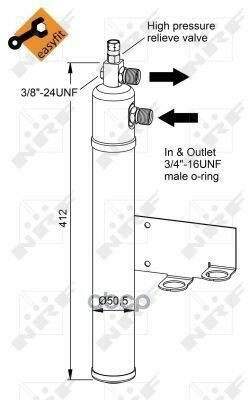 Осушитель Кондиционера NRF арт. 33365