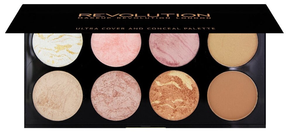   REVOLUTION Ultra Blush Palette Golden Sugar