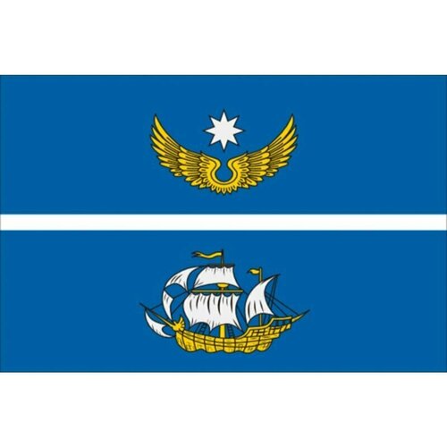 Флаг Северного административного округа. Размер 135x90 см.