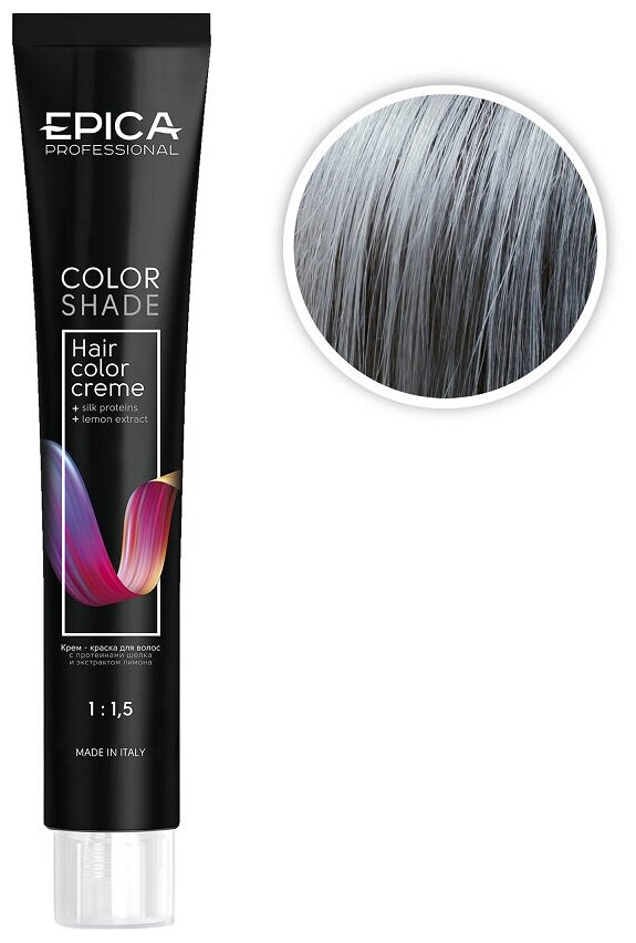    Epica Professional Color Shade Hair Color Creme Pastel Toner, Antiorange 