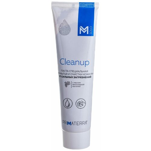 Паста для очистки кожи рук от сильных загрязнений TM Primaterra M Solo CleanUp туба 100 мл 8998