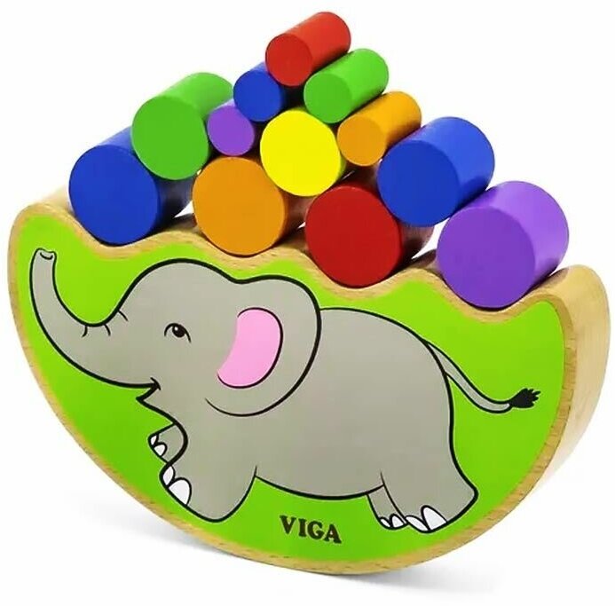 Развивающая игра Viga Toys Балансирующий слон (50390) - фото №10