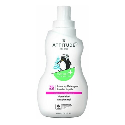 Attitude Концентрированная жидкость для стирки Baby гипоаллергенная без запаха 35 стирок 1040 мл 6051₽
