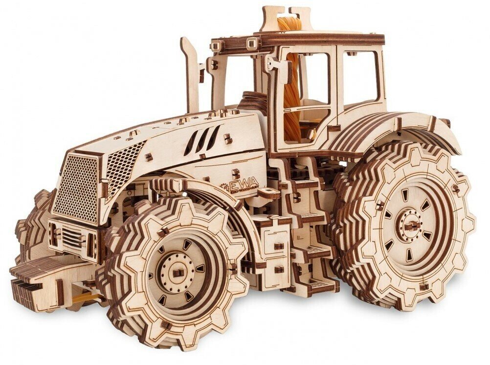 Сборная деревянная модель «Трактор» (EWA)