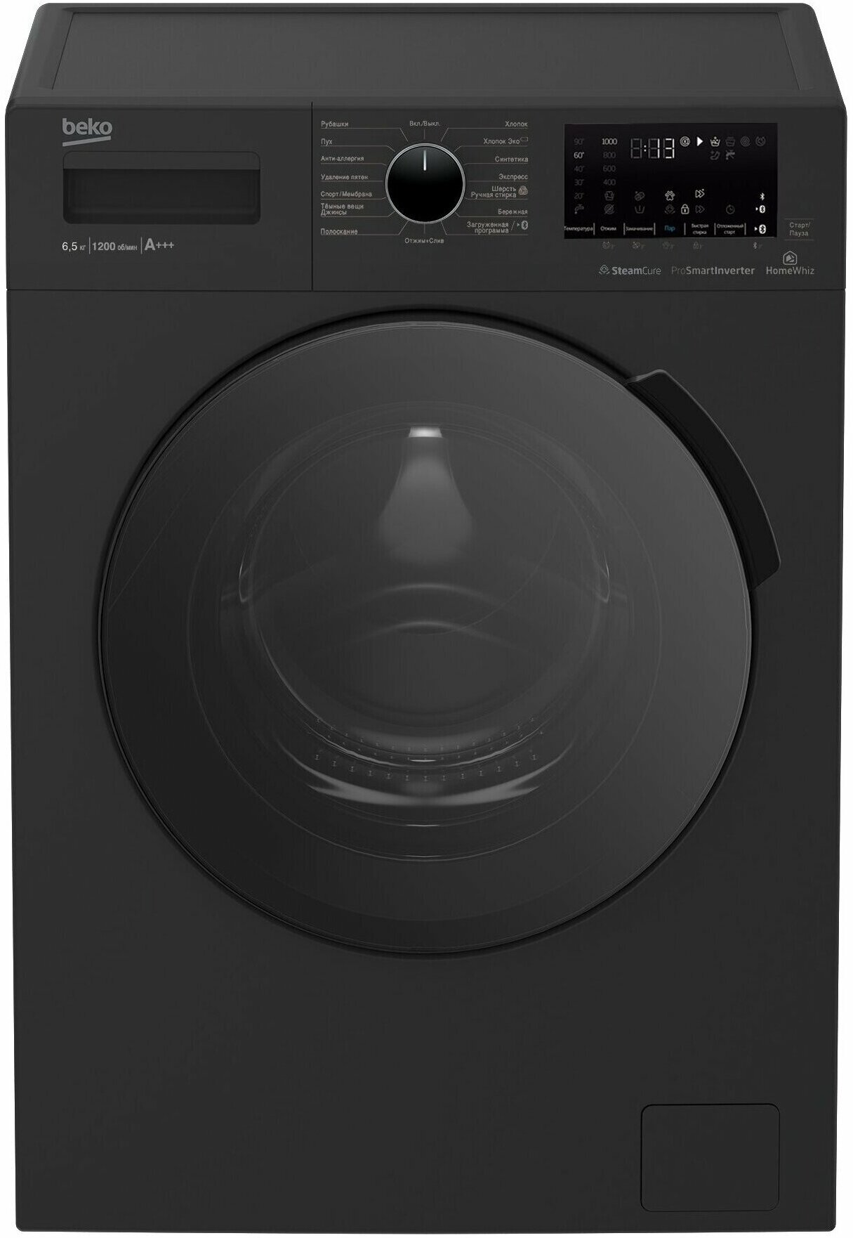 Стиральная машина Beko WSPE6H616A (черный)