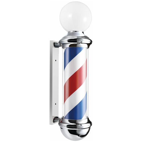 OKIRO / Барбер пол OKIRO Barber pole M 102 D серебристый / барберпул для барбершопа / Barber pole Barber Shop уличный светильник