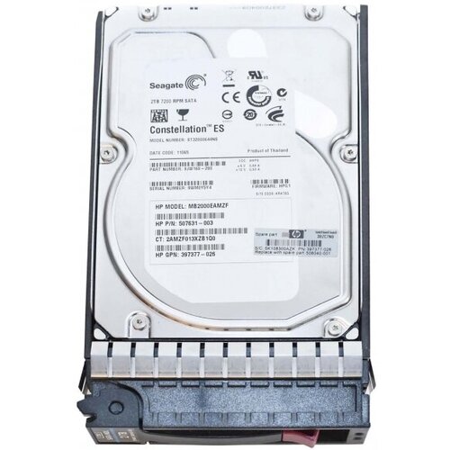 Жесткий диск HP 9JW168-280 2Tb 7200 SATAII 3.5 HDD жесткий диск hp aw556b 2tb sataii 3 5 hdd