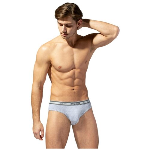 фото Омса (omsa). слипы мужские с открытой резинкой 1224 grigio melange 54(3xl)