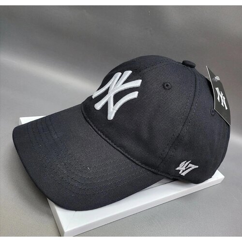 фото Бейсболка пятиклинка , демисезон/лето, размер 56-58, черный ny (new york)