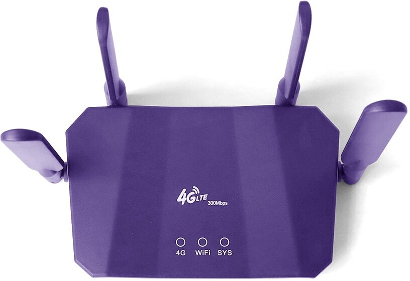 Wifi Роутер 4g R8B слот для сим-карты 4 антенны по 5Дби 300Мбит работает со всеми операторами