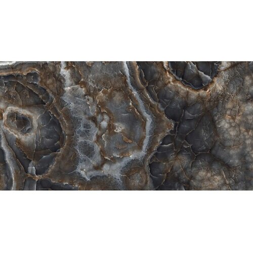 Керамогранит Bluezone Ice Onyx Black High Glossy 60x120 см (1.44 м2)