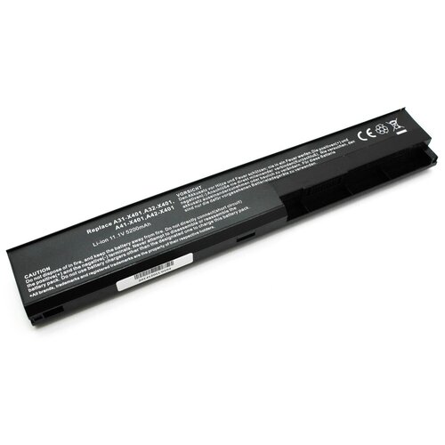 Аккумулятор для ноутбука Asus X301 X401 X501, 10.8 V, 4400 mAh, P/N: A31-X401 A32-X401 A41-X401