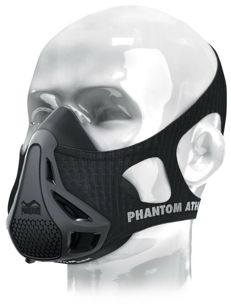 Тренировочная маска phantom training mask черная L