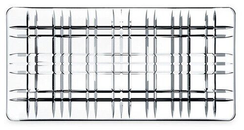 Блюдо Square прямоугольное, 28х14 см, бессвинцовый хрусталь 101047 Nachtmann