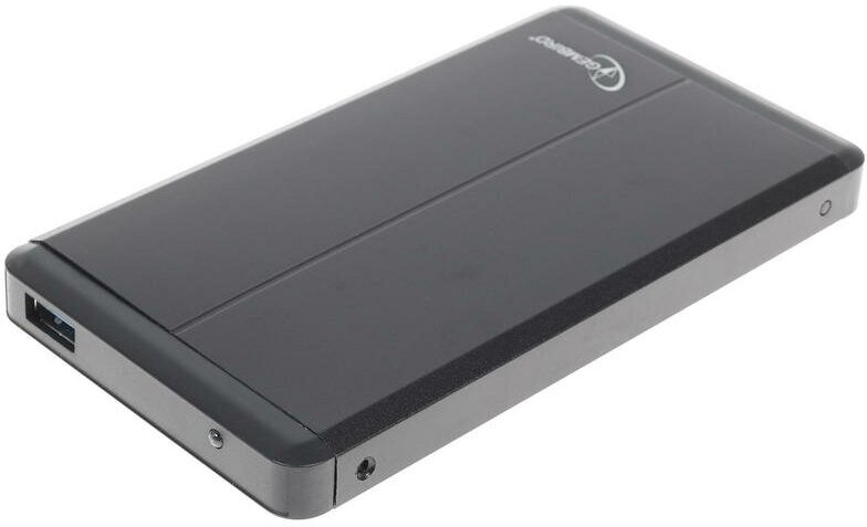 GEMBIRD (13046) EE2-U3S-2 внешний корпус 2.5", черный, USB 3.0, SATA, металл - фотография № 7