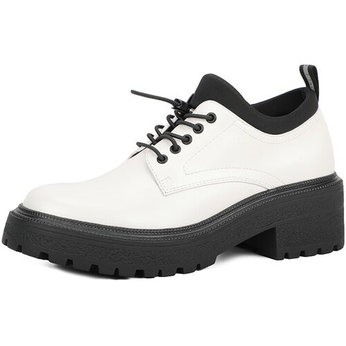 фото Полуботинки дерби t.taccardi, размер 36, белый