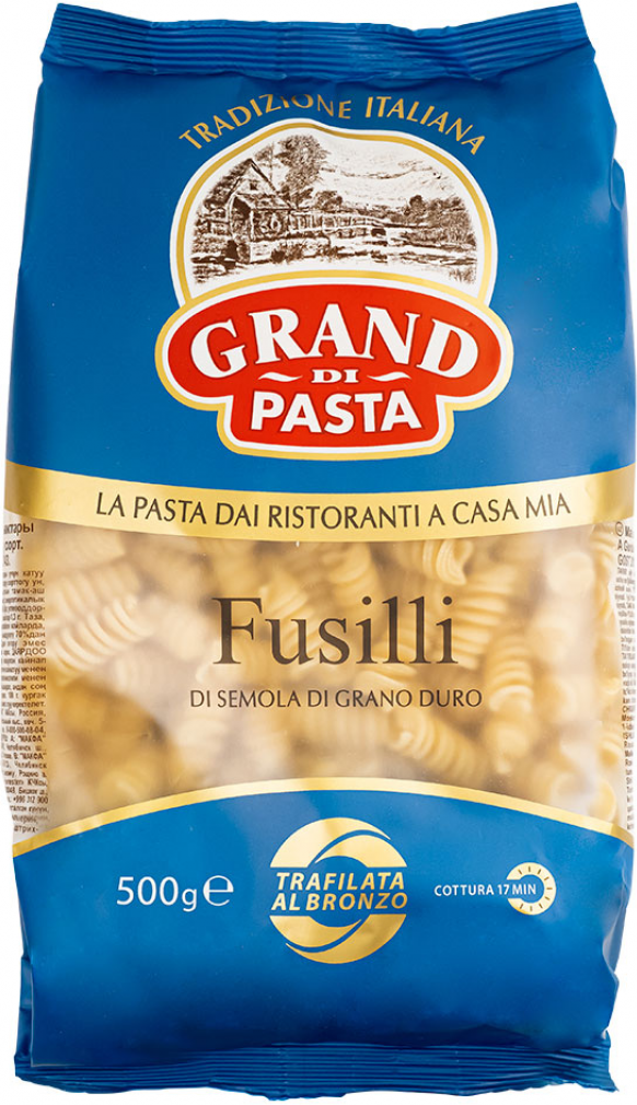 Спирали Grand Di Pasta Фузилли 500г - фотография № 6