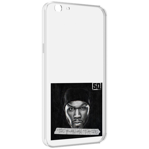 Чехол MyPads 50 Cent - The Kanan Tape для Oppo A77 / F3 (2017 год) задняя-панель-накладка-бампер