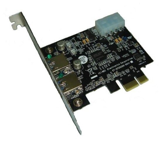 Контроллер USB Gembird SPCR-01, в PCI, порты: 2 внешних USB 3.0