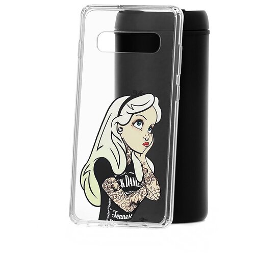 фото Чехол samsung s10 plus kruche print tattoo girl кruче