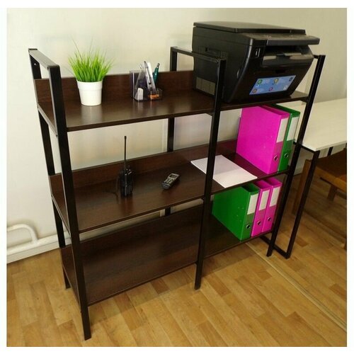 Стеллаж 3 полки, чёрный 