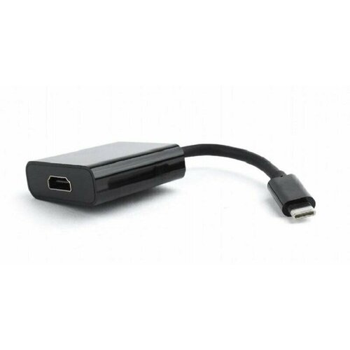 Переходник Cablexpert USB Type-C - HDMI 0.15 метра, 988948 комбо адаптер интерфейсов cablexpert a cm combo2 01 usb c вилка 2 в 1 хаб hdmi