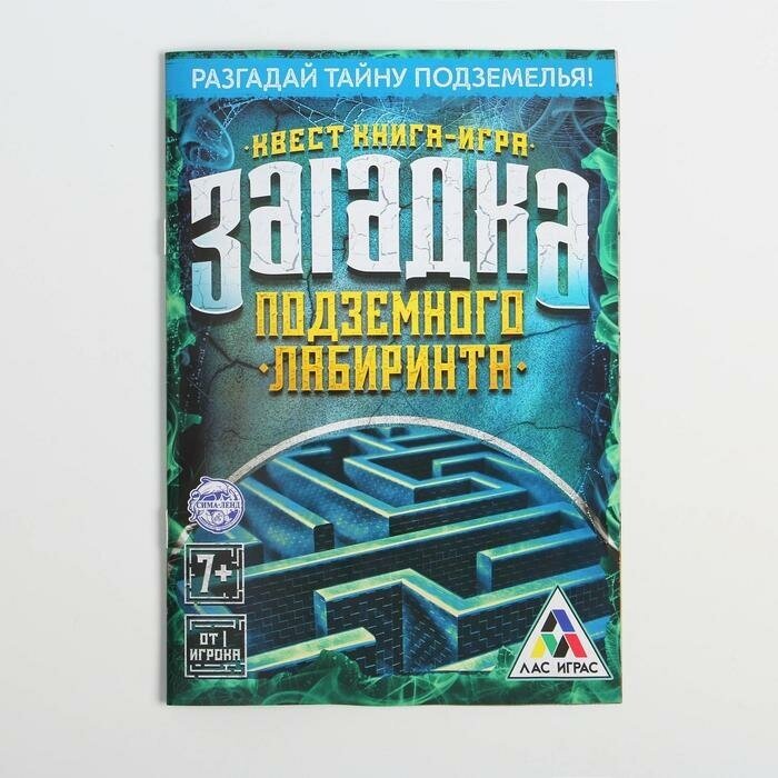 Книга-квест "Загадка подземного лабиринта" версия 1, 7+