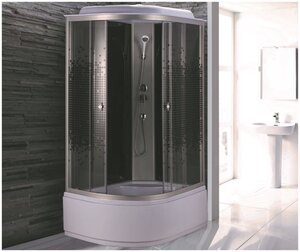 <b>Душевая</b> <b>кабина</b> Niagara Eco NG-7510-14L BLACK <span>тип: <b>душевая</b> <b>кабина</b>, тип поддона: высокий, форма поддона: полукруглая</span>