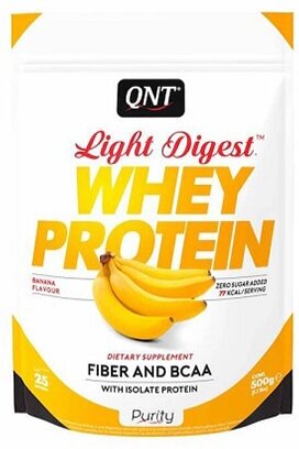 QNT Whey Protein Light Digest, 500 g (банан)