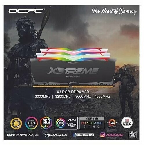 Модуль памяти OCPC X3 RGB MMX3A2K16GD436C18RE 751000₽