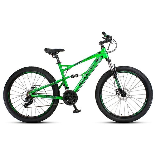 фото Велосипед maxxpro sensor 26 ultra зелёно-черный