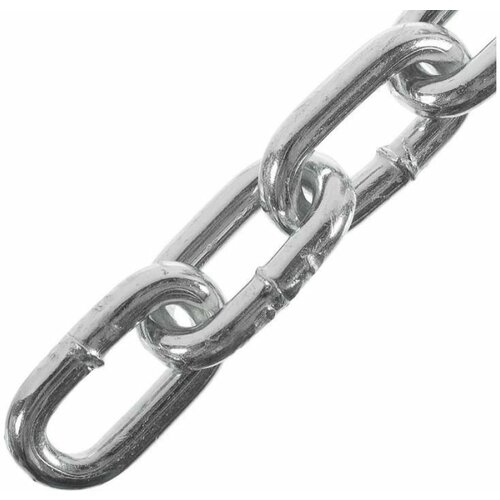 Цепь Rizzel св. короткозвенная, оцинк. DIN 766 SLC 8 10м катушка 319324