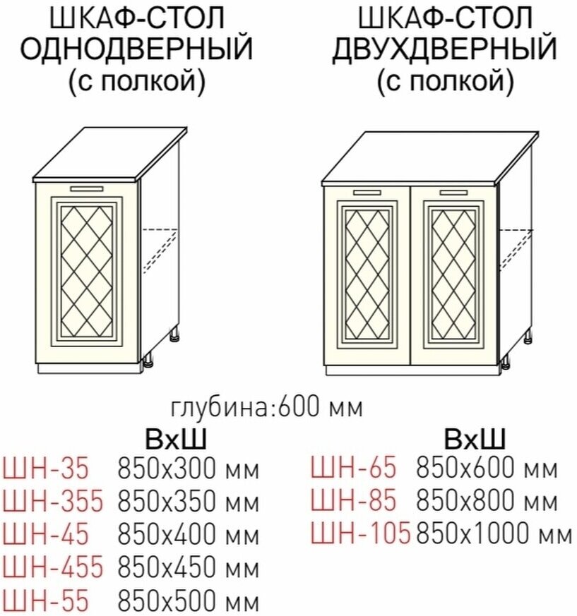 Стол кухонный рабочий Изумруд - фотография № 2