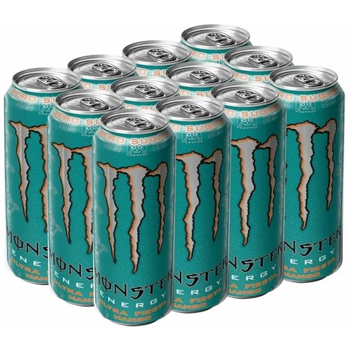 Энергетический напиток Monster Energy Ultra Fiesta Mango 0.5 л ж/б упаковка 12 штук (Ирландия)